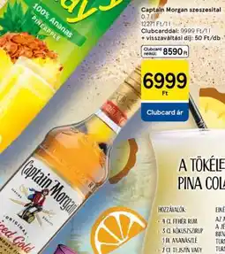 Tesco Captain Morgan szeszesital ajánlat