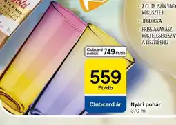 Tesco Nyári pohár ajánlat