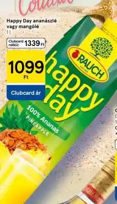 Tesco Happy Day ananászlé vagy mangólé ajánlat