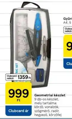 Tesco Geometriai készlet ajánlat