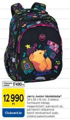 Tesco Jerry Junior iskolatáska ajánlat