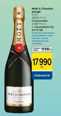 Tesco Moët & Chandon pezsgő ajánlat