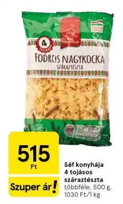 Tesco Séf konyhája 4 tojásos száraztészta ajánlat