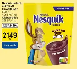Tesco Nesquik instant, cukrozott kakaóitalpor ajánlat