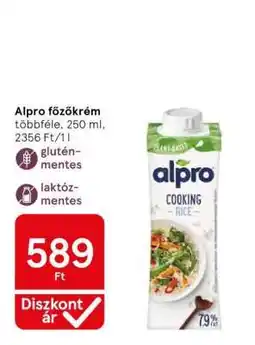 Tesco ALPRO Főzőkrém ajánlat
