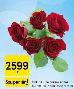 Tesco XXL Deluxe rózsacsokor ajánlat