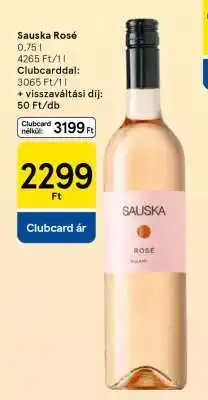 Tesco Sauska Rosé ajánlat