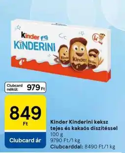 Tesco Kinder Kinderini keksz ajánlat