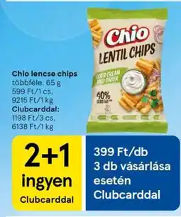 Tesco Chio Lencse chips ajánlat
