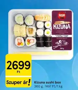 Tesco Kizuna sushi box ajánlat