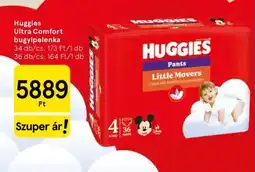 Tesco Huggies Ultra Comfort bugyipelenka ajánlat