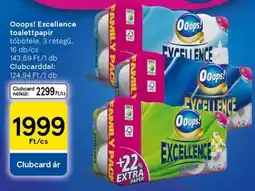 Tesco Ooops! Excellence Toalettpapír ajánlat