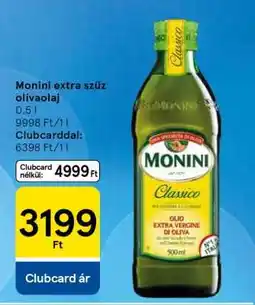 Tesco MONINI Extra szűz olívaolaj ajánlat