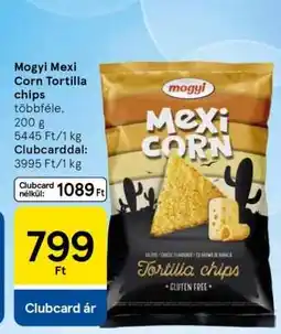 Tesco Mogyi Mexi Corn Tortilla chips ajánlat