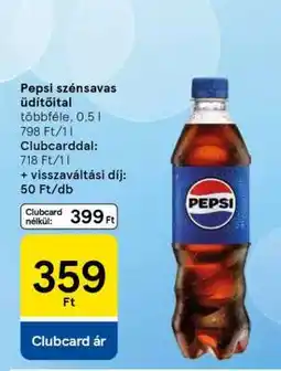 Tesco Pepsi szénsavas üdítőital ajánlat