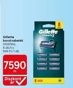 Tesco Gillette borotvabetét ajánlat