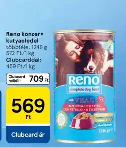 Tesco Reno konzerv kutyaeledel ajánlat
