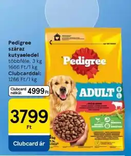 Tesco Pedigree száraz kutyaeledel ajánlat