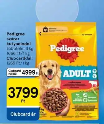 Tesco Pedigree száraz kutyaeledel ajánlat