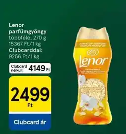 Tesco Lenor parfümgyöngy ajánlat