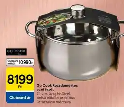 Tesco Go Cook rozsdamentes acél fazék ajánlat