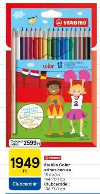 Tesco Stabilo Color színes ceruza ajánlat