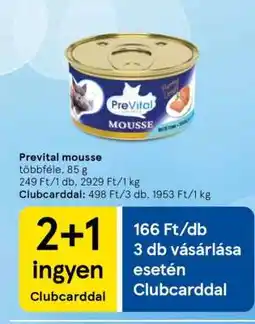 Tesco PreVital mousse ajánlat