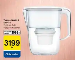Tesco Tesco vízszűrő kancsó ajánlat