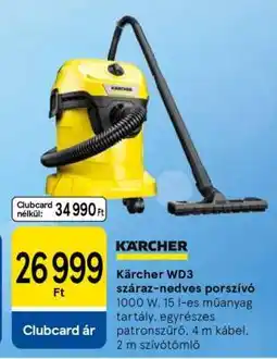 Tesco Kärcher WD3 száraz-nedves porszívó ajánlat