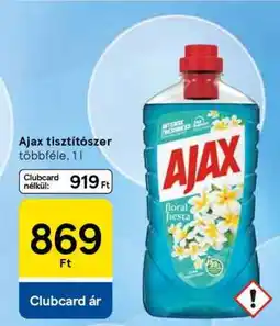 Tesco Ajax tisztítószer ajánlat