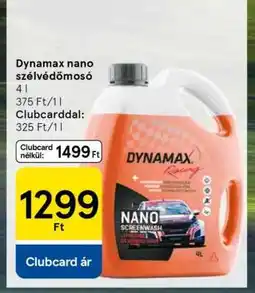 Tesco Dynamax nano szélvédőmosó ajánlat
