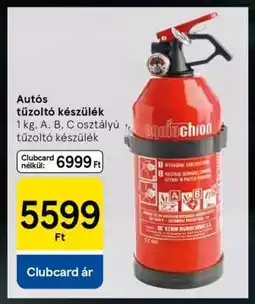 Tesco Autós tűzoltó készülék ajánlat