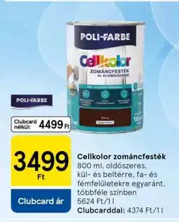 Tesco Cellkolor zománcfesték ajánlat