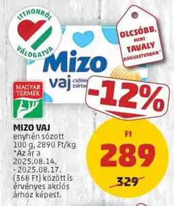 PENNY Mizo Vaj ajánlat