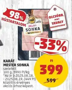 PENNY KARÁT MESTER SONKA ajánlat