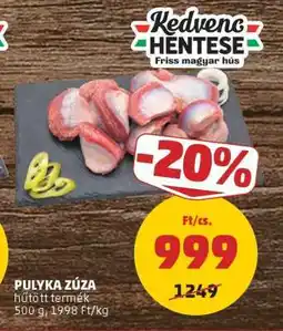 PENNY Pulyka zúza ajánlat