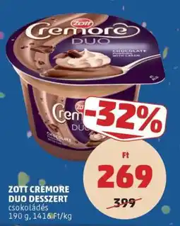 PENNY Zott Cremore Duo Desszert ajánlat