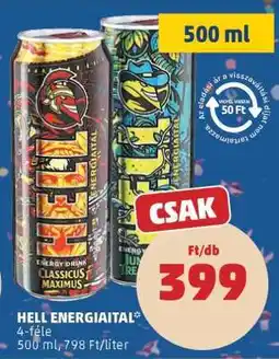 PENNY HELL Energiaital ajánlat