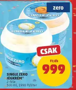 PENNY SINGLE ZERO JÉGKRÉM ajánlat