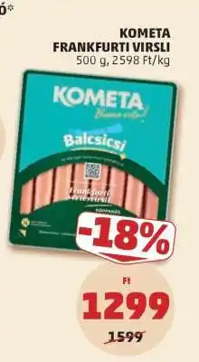 PENNY KOMETA Frankfurti virsli ajánlat