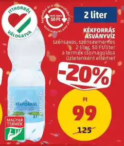 PENNY Kékforrás Ásványvíz ajánlat