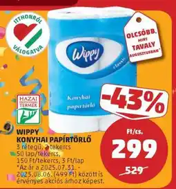 PENNY Wippy Konyhai Papírtörlő ajánlat