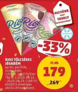 PENNY RIOS TÖLCSÉRES JÉGKRÉM ajánlat