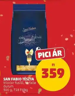 PENNY San Fabio Tészta ajánlat