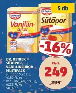 PENNY Dr. Oetker Sütőpor, Vanillincukor Multipack ajánlat