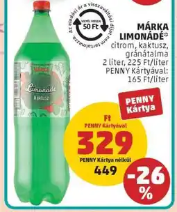 PENNY MÁRKA Limonádé ajánlat