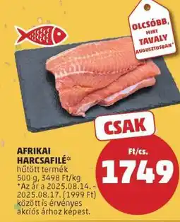 PENNY Afrikai Harcsafilé ajánlat