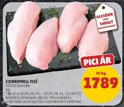 PENNY Csirkemell filé ajánlat