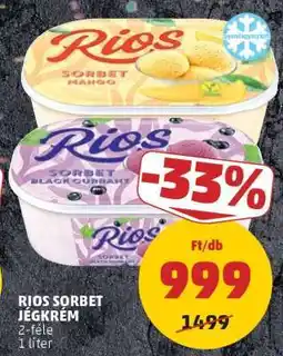 PENNY RIOS SORBET JÉGKRÉM ajánlat