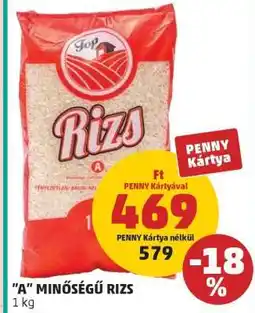 PENNY A Minőségű Rizs ajánlat